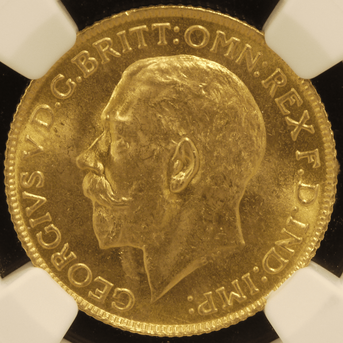 イギリス ソヴリン金貨 1925年 ジョージ5世 NGC MS65｜NJ BUYER'S