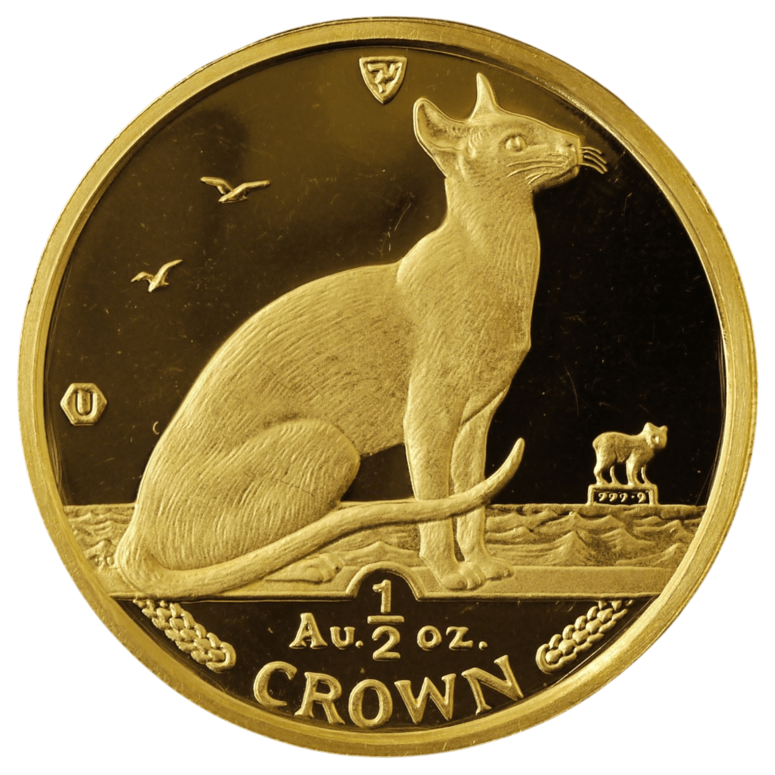 マン島 1/2クラウン金貨 1992年 ポブジョイ鋳 シャム - NJ BUYER'S MARKETPLACE