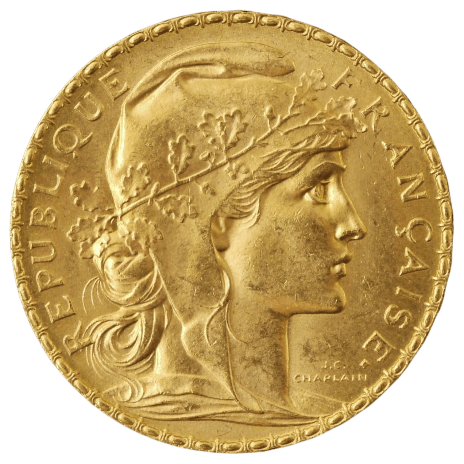 フランス 20フラン金貨 1913年 パリ鋳 マリアンヌ - NJ BUYER'S MARKETPLACE