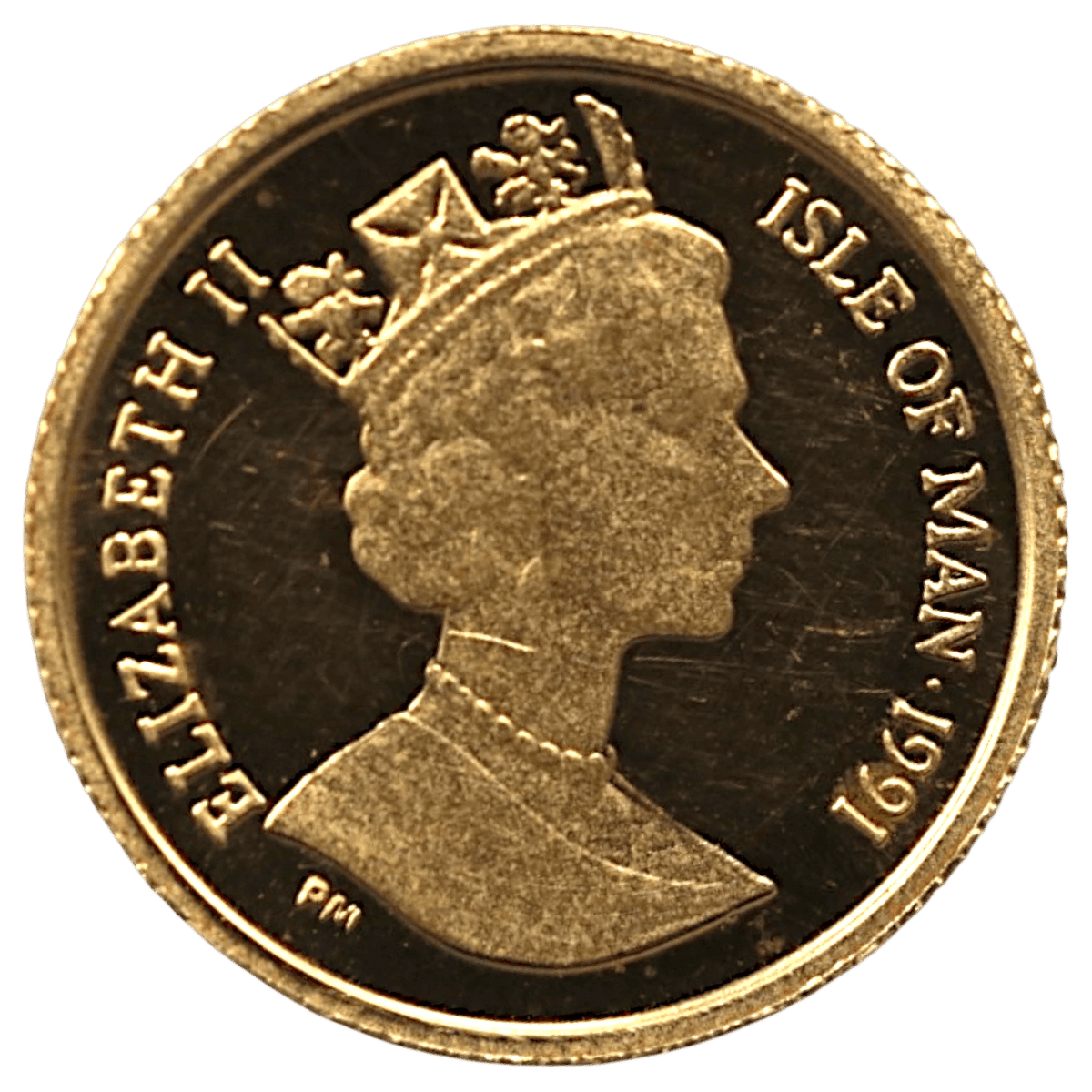 マン島 1/25クラウン金貨 1991年 ポブジョイ鋳 ノルウェージャンフォレスト - NJ BUYER'S MARKETPLACE