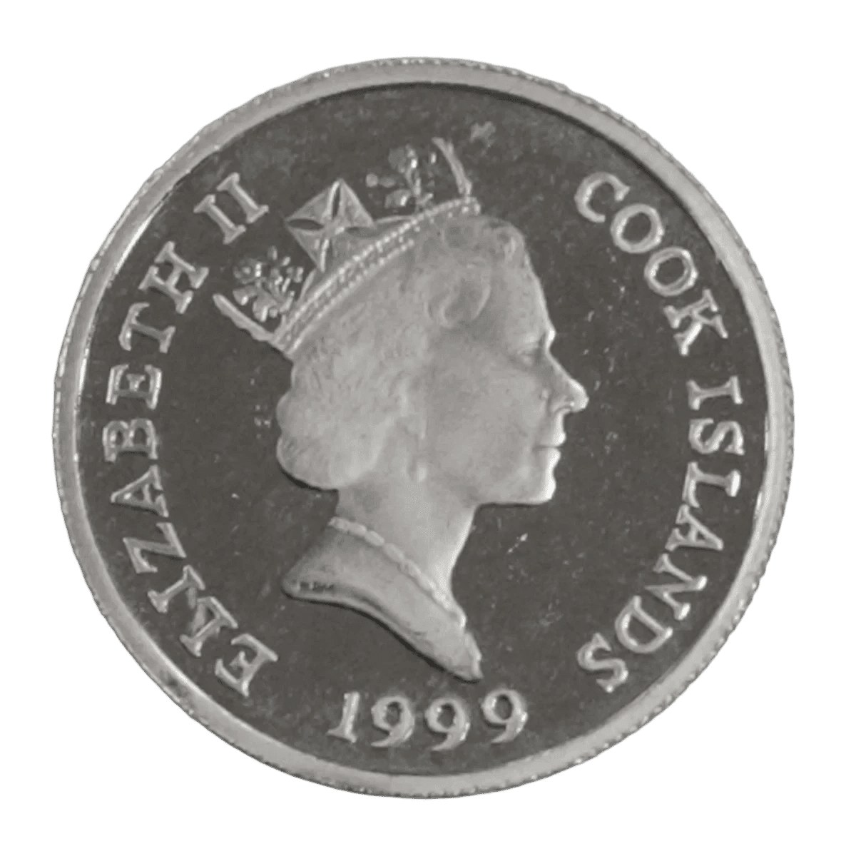クック島 10ドルプラチナ貨 1999年 イルカ エリザベス2世 - NJ BUYER'S MARKETPLACE