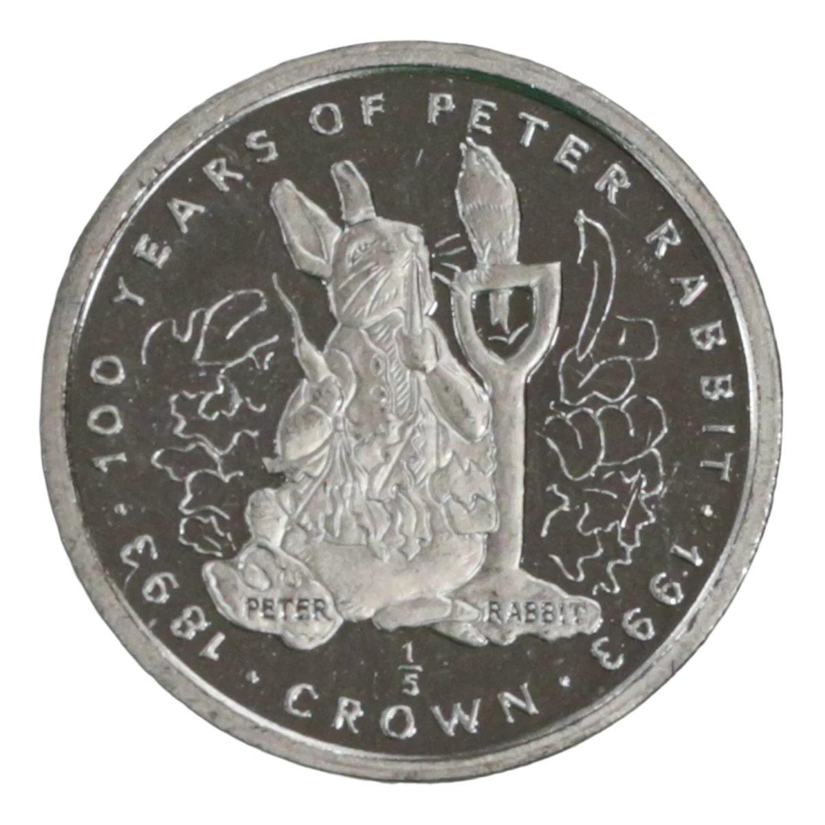 NJ BUYER'S MARKETPLACEのピーターラビット生誕100周年記念ジブラルタル1/5クラウン銀貨
